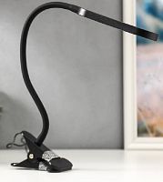 Светильник настольный светодиодный 220В USB 7Вт Черный картинка 
